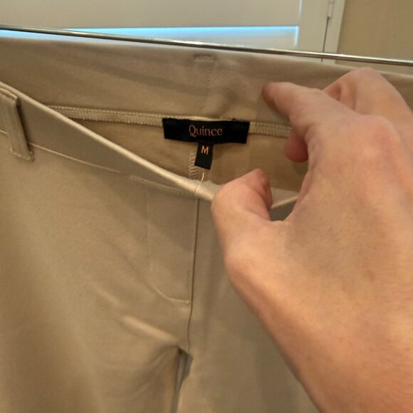 Quince, Ultra-Stretch Ponte Straight Leg Pants, Size M - Picture 3 of 3
